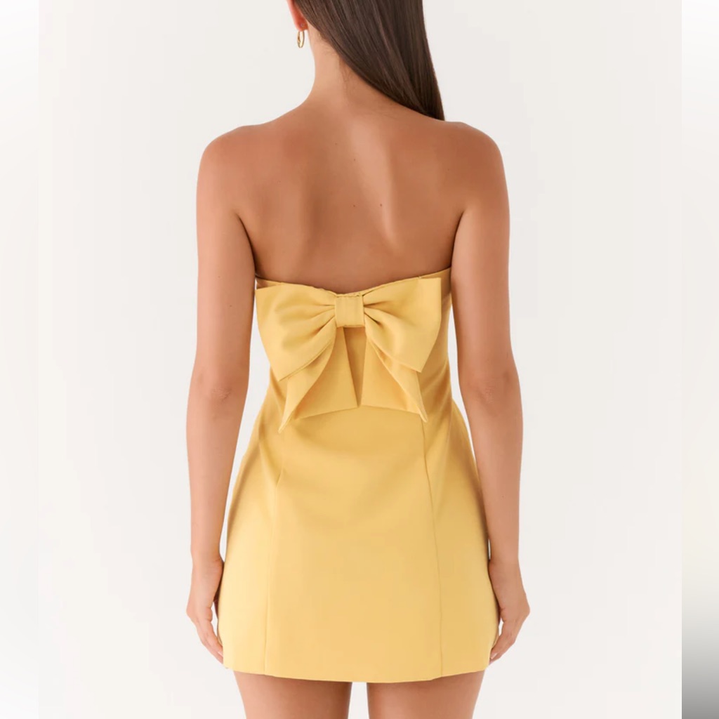 Peppermayo Exclusive - The Honey Bow Mini Dress Xs